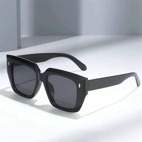Oversized Sunglasses Women Gradient Rivets Men UV400 for outdoor sports running and traveling3
