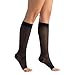 EvoNation Women’s Knee High 15-20 mmHg Open Toe Sheer Compression Socks – Moderate Pressure Compression Garment