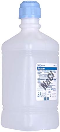 Baxter NaCl 0.9% Sodium Chloride (Saline) For Irrigation. One Litre (1000ml).