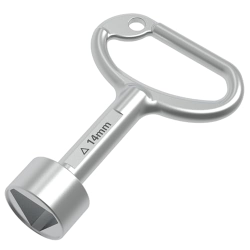 Millenium Works Clé Triangle Femelle 14mm Professionnelle - Accès Pompier