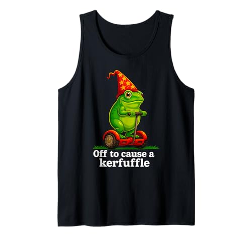 Wizard Frog on Hoverboard Tank Top