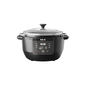 Instant Superior 4-IN-1 Cooker Chef Series 7.5 Qt Large Capacity Slow Cooker and Multicooker – Multi-Cooker that can Sear/Sauté, Slow Cook/Roast, Steam, Warm & non-stick