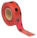 Flagging Tape, Red/Black, 300ft x 1-3/8 in