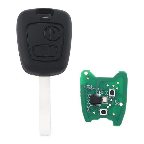 ePathChina Mando a Distancia 433 MHz 2 Botones con Chip y Hoja VA2 — Compatible con Citroën C1/C2/C3/C4/Xsara Picasso (2000–2009)