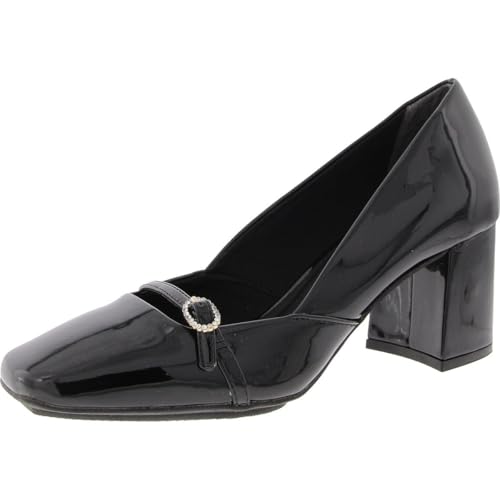 Anne Klein Womens Lexington Patent Lace Up Boat Shoes