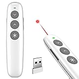 【Presentador inalámbrico Plug & Play】: el control remoto de presentación es compatible con HYPERLINK, Switch Windows, Pantalla completa / negra, Page Up / Down. Fácil de operar, simplemente conecte el receptor USB a un puerto USB en su Mac o PC. No se requiere controlador. Amplia compatibilidad con Windows 2003, XP, Vista, Windows 7/8/10, Mac OS, Linux, Andorid. Es totalmente compatible con PowerPoint, Keynote y Prezi Page.