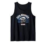 Photo Gallery retro eagle usa bandiera iowa - vintage des moines canotta Photo Gallery retro eagle usa bandiera iowa - vintage des moines canotta