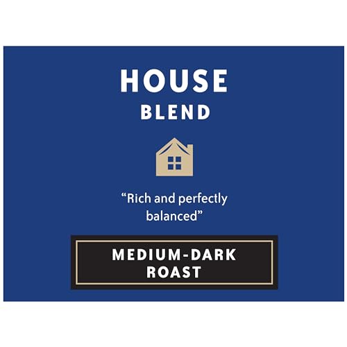 Image of Community Coffee House Blend 96 Count Coffee Pods, Medium Dark Roast, Compatible with Keurig 2.0 K-Cup Brewers, 24 Count (Pack of 4)