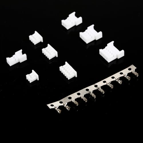380 piezas Kit de conectores JST 1.25mm macho y hembra miniatura 5