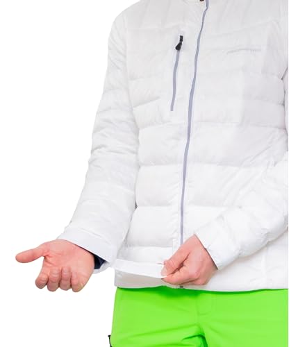 Image of Obermeyer Klaus Down Jacket for Men - Quilted Design All Over With Center Front Zipper Closure, Cosy and Stylish Jacket