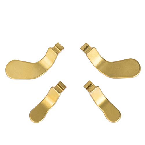 Joyuetlan YXJ-0031 4 Pcs Metal Paddles, Stainless Steel Hair Trigger Locks Replacement Parts For Xbox One Elite Controller Series 2 thumb #1