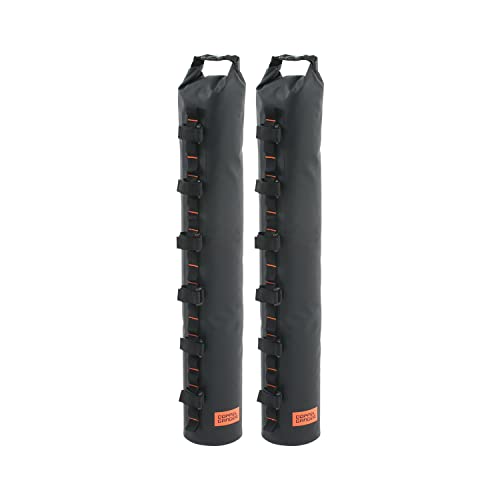 Doppelganger DCC623-BK Slim Sand Weights, Set of 2, Fixing Belt and Inner Bag Included, Maximum Filling Weight (Per Piece), Approx. 36.6 lbs (13 kg)