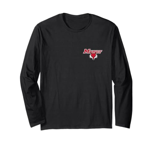 Marist Red Foxes Left Chest Icon Officially Licensed Long Sleeve T-Shirt