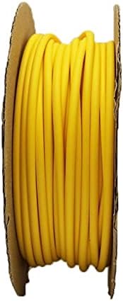 1" 3:1 Polyolefin Heat Shrink Tubing - (50 feet/spool) - Yellow