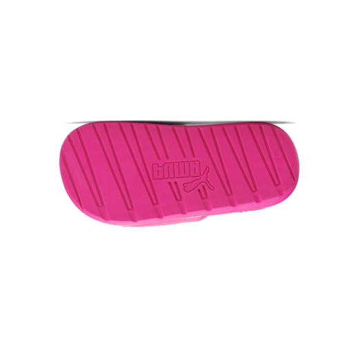 PUMA PUMA Cool Cat Backstrap Slide Sandal, Fluo Pink Black, 2 US Unisex Little Kid
