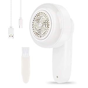 Fusselrasierer Elektrisch, HIBOER Fusselentferner Fusselrasierer elektrisch mit USB Kabel aufladbare Auswechselbare…