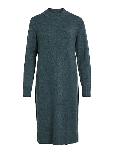 Viril Crew Neck L/S Midi Dress - Noos