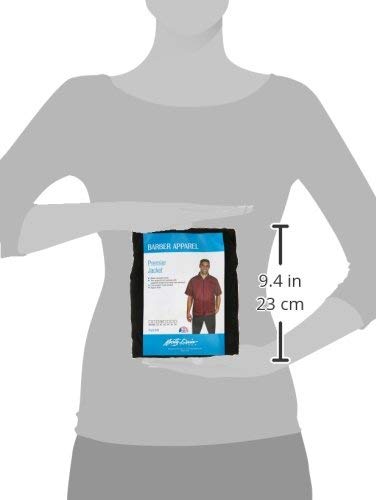 Image of Betty Dain Premier Barber Jacket, Soft, Lightweight,Water Resistant Nylon Repels Hair,Zippered Front