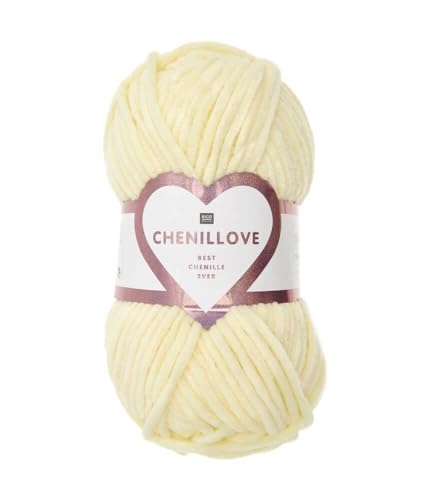 Rico Design Entdecken Sie den Komfort und die Weichheit des Creative Chenillove-Samtknäuels, 100 g