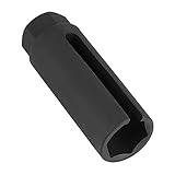 Größe: Für Standard-Sauerstoffsensoren mit einer 7/8-Zoll-Sechskantmutter; 7 mm Schlitz, 22 mm x 6 Punkt x 80 mm Länge, 3/8 Zoll Vierkantantrieb zur Verwendung mit Ratsche.