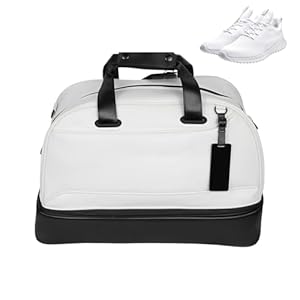 Neamou Biała Sportowa Torba Podróżna na Ramię