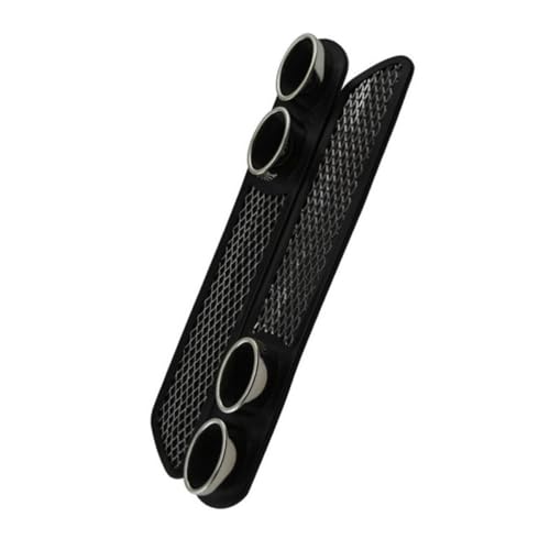 Mikinona Adesivo Decorativo Tubo Scarico Auto Finto Nero Sticker per Decorazione e Copertura Graffi Vernice Auto Adesivo Auto Versatile per Superfici Lisce Facile da Applicare e Resistente