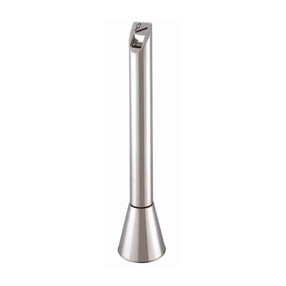 Stand ashtray Silver Vertical Ash ColumnSmoking AreaSmoking Out Trash CanStainless Steel Cigarette Butt CollectionOutdoor Pillar