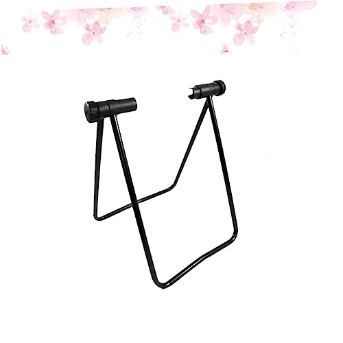 KOMBIUDA 1Pc Bike Repair Stand Vertical Bike Display for Mountain Road Bikes Easy Storage Repair Floor Stand Black