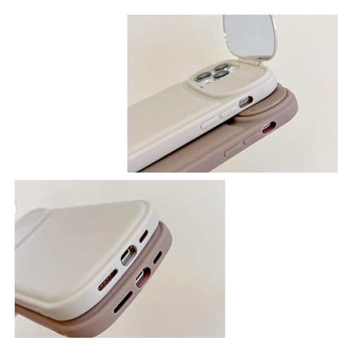 Support portable iPhone 12 Pro étui miroir kaki pour vos sorties - 2