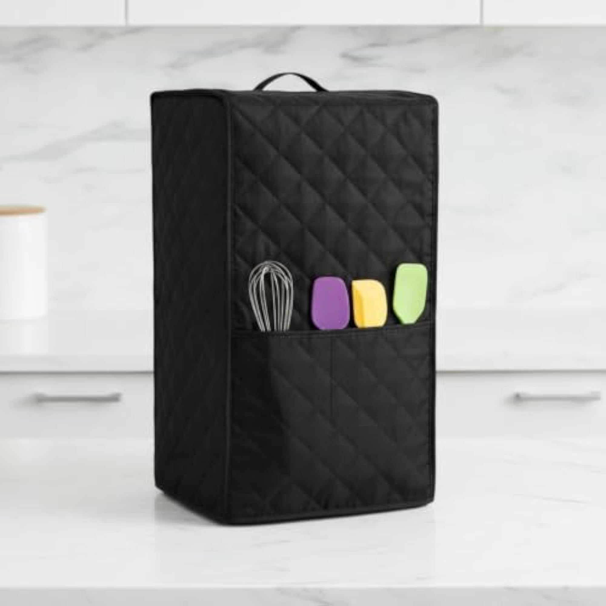 Quilted Blender Dust Cover, Machine Washable Polyester