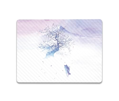 Image of MightySkins Carbon Fiber Skin Compatible With Microsoft Surface Laptop Go 3 (2023) Full Wrap Kit - Long Way To Fuji | Protective, Durable Textured Carbon Fiber Finish | Easy To Apply | Made in the USA