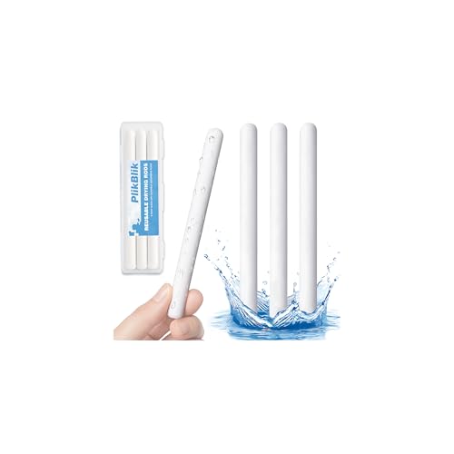 Drying Rod Stick for Toys Reusable Diatom Desiccant & Deodorizer with Quick Drying Water Absorption Durable Moisture-Proof Dehumidifier for Bathroom Closet and Multi-Purpose Humidity Control
