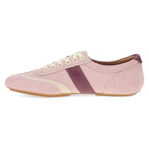 Image of Dansko Milana Slip-On Sneakerina Flats for Women - Sneaker-Inspired Ballet Shoe with Built-in Wedge and Arch Support - Lightweight Rubber Outsole - Leather and Mesh