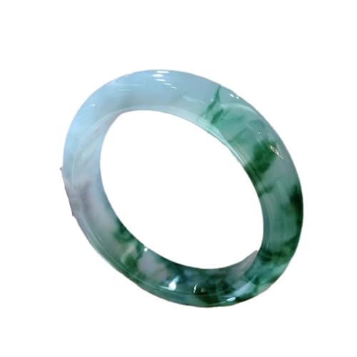 Bracelet en jadéite verte véritable certifiée contre les imitations