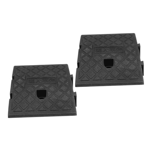 OATIPHO 2Pcs Heavy Duty Threshold Ramps for Wheelchairs and Vehicles Durable Driveway Car Ramps Easy to Install Abrasion Resistant and Portable