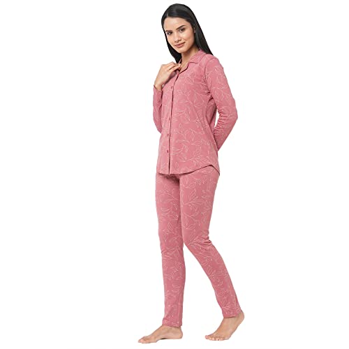 Image of Sweet Dreams Women's Cotton Printed Night Suit Set