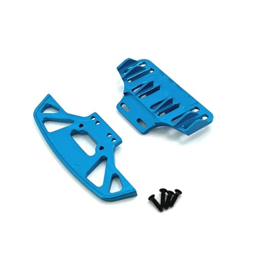 Pare-chocs RC en aluminium bleu pour MN D90 D91 D96 MN98 99S 1/12