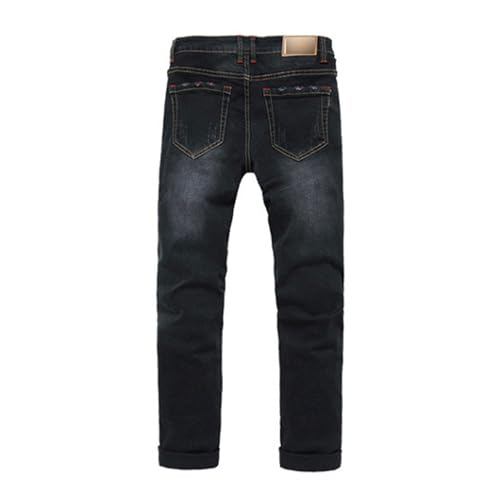 Men's Straight Plus Size Jeans Big Tall Casual Cowboy Loose Pants Hip Hop Loose Fit Denim Jeans2