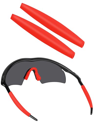 Image of BLAZERBUCK Replacement Earsocks for Oakley M Frame Series Sunglass - Red