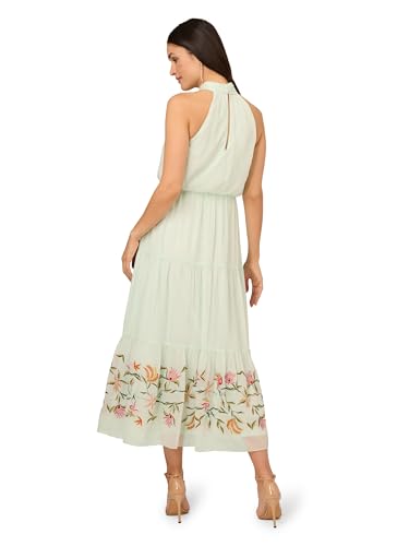Image of Adrianna Papell Womens Beaded Cocktail Dress