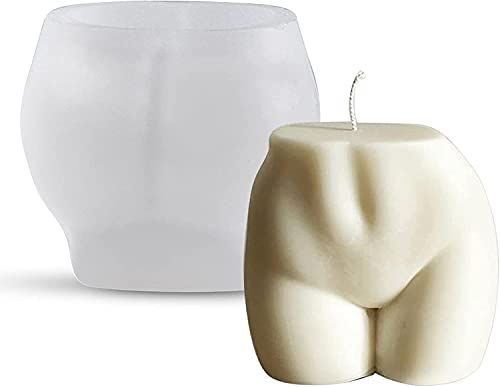 SBKDPT Female Body Candle 3D Silicone Mold, Butt Body Candle Mold, Soy Wax Mould, Resin Casting Mould, DIY Craft Wax Making, Art Gift