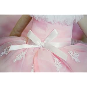 Dixie the deer plush doll handmade stuffed woodland animal toy for kids young girls cute pink white nursery decor for children soft cotton linen material 20 inch tall  urban country home decor