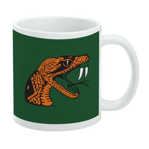 Florida A&M University Primary Logo Ceramic Coffee Mug Gift, 11oz, White