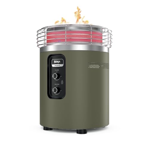Ninja Fireside360 Fire Pit/Heater, 80,000 BTU, 3 Modes, Spanish Moss - image 1