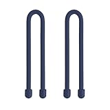 Nite Ize Gear Tie Reusable Rubber Twist Tie, 6-Inch, Navy Blue, 2-pack
