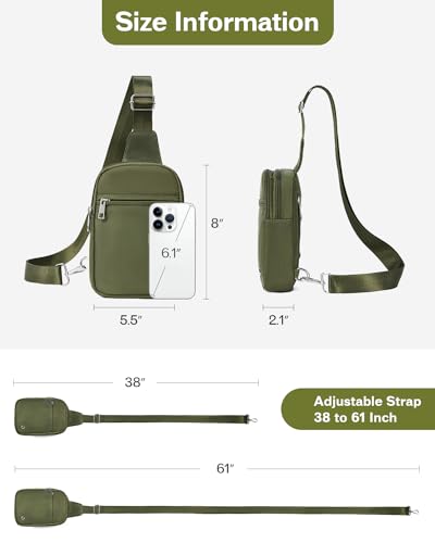 image for CHOLISS Small Crossbody Bags for Women and Men - Sling Bag Trendy Fann