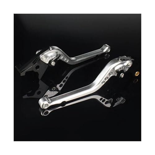YUQUDGELKY Für Yamaha TMAX 560 Tmax560 T Max 560 2019 2020 2021 2022 2023 2024 Tech Max TMAX Motorrad Einstellbare Bremse Kupplung Hebel(Silber,177 mm)