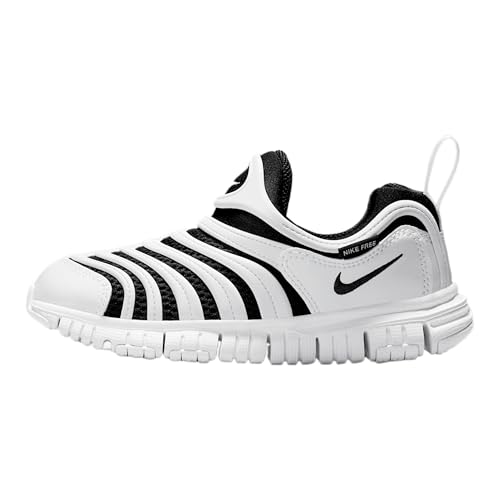Nike Dynamo Free Little Kids' Shoes (IB7245-100, White/Black)
