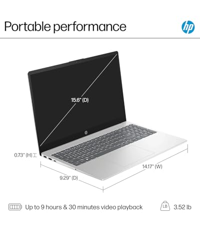 Image of HP 15.6'' Touchscreen Business Laptop - Intel i7-1255U Processor, Office Lifetime License & Windows 11 Pro, HD Camera, Num Pad, Long Battery Life, Webcam (16GB RAM - 1TB SSD)