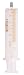 TRUTH 11-15-02-10 Borosilicate Glass Reusable Syringe with Metal Luer Lock, 100 mL Capacity, 5 mL Graduation
